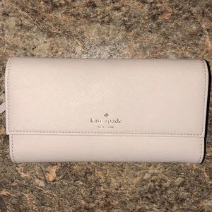 Kate Spade tan wallet with magnetic phone case